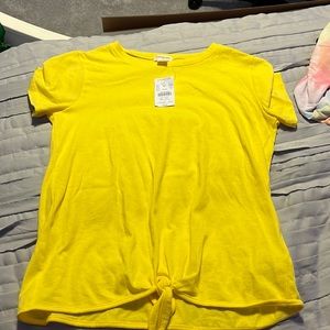 Crewcuts Yellow Tie Shirt